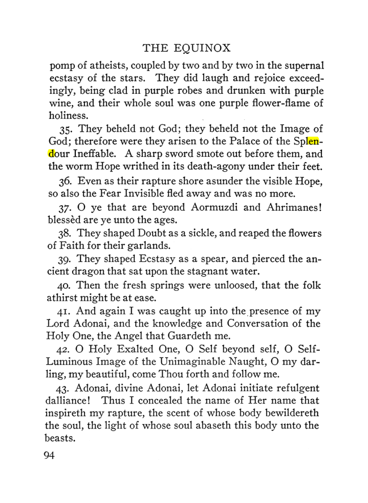 Original scan of The Equinox (Volume III, Number I), PDF page 100