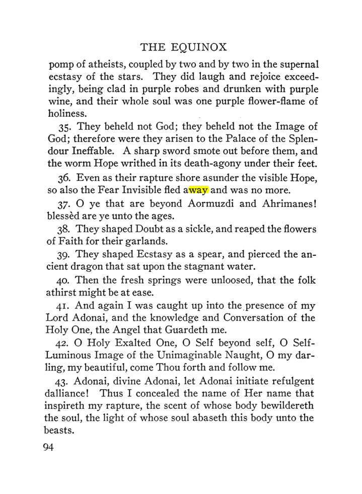 Original scan of The Equinox (Volume III, Number I), PDF page 100