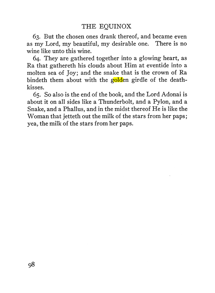 Original scan of The Equinox (Volume III, Number I), PDF page 104