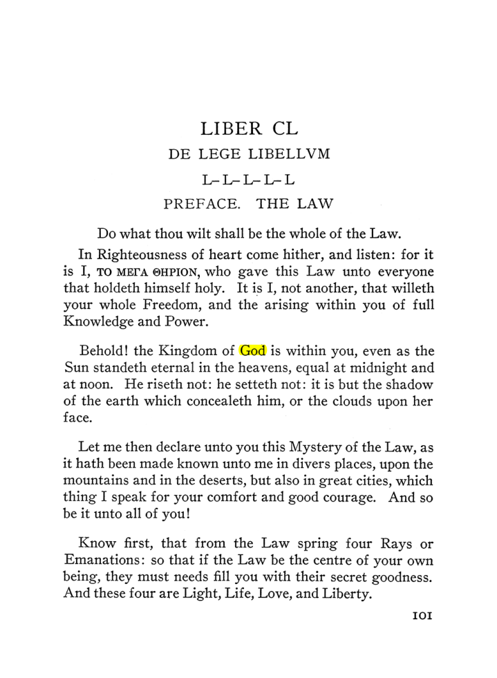Original scan of The Equinox (Volume III, Number I), PDF page 107