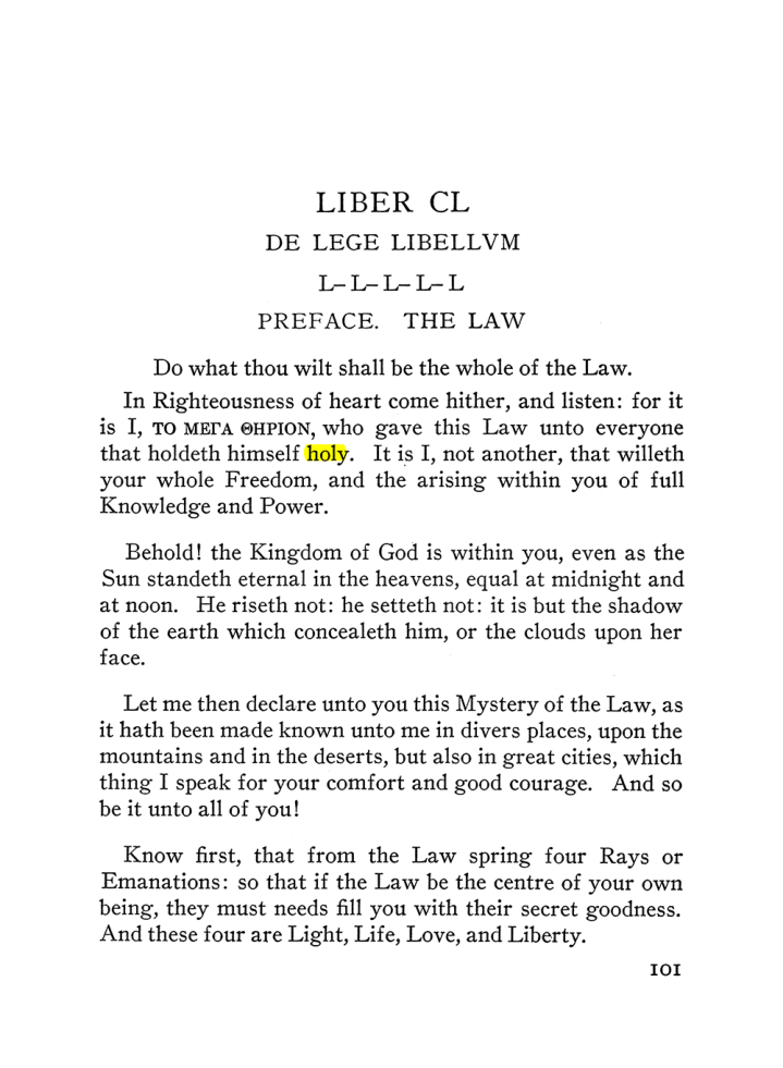 Original scan of The Equinox (Volume III, Number I), PDF page 107