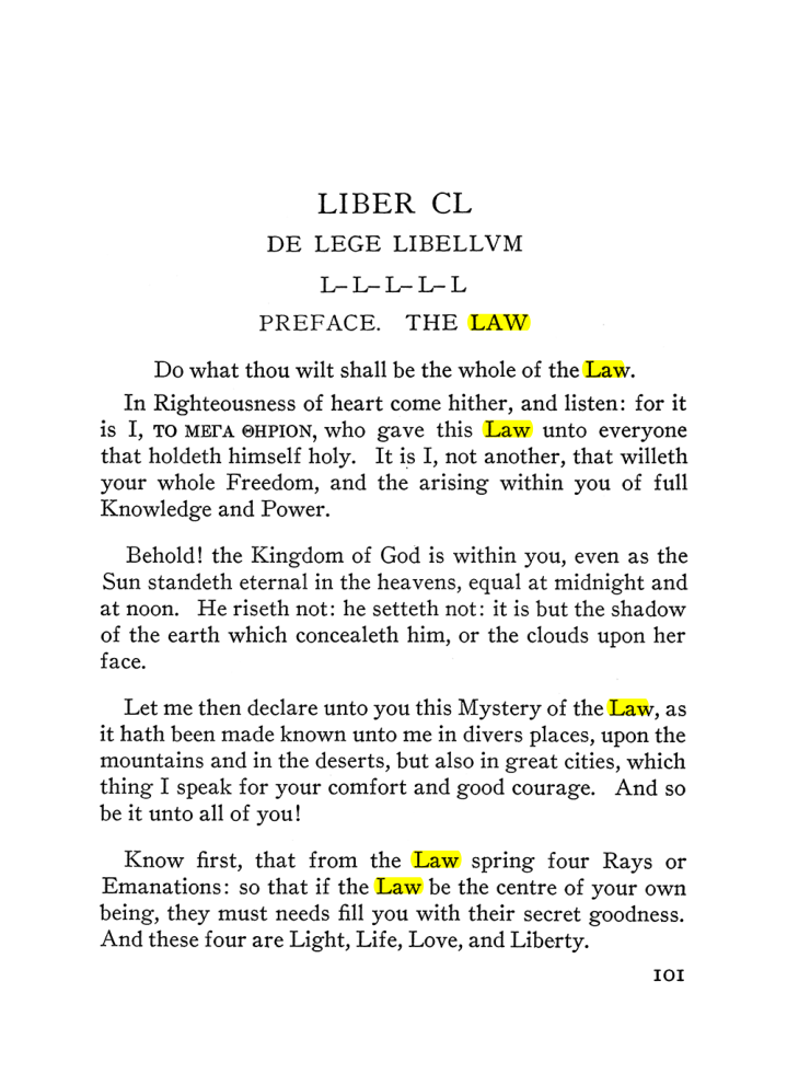 Original scan of The Equinox (Volume III, Number I), PDF page 107