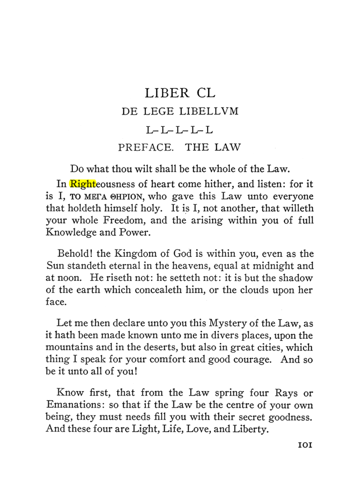 Original scan of The Equinox (Volume III, Number I), PDF page 107