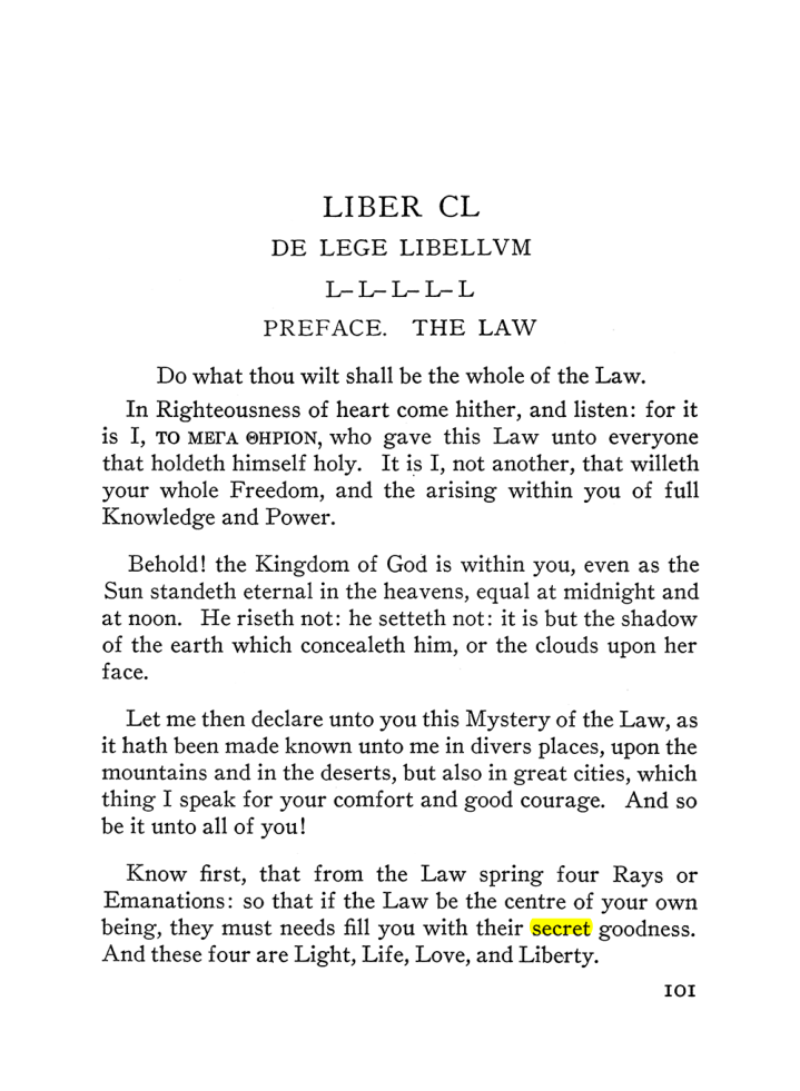 Original scan of The Equinox (Volume III, Number I), PDF page 107