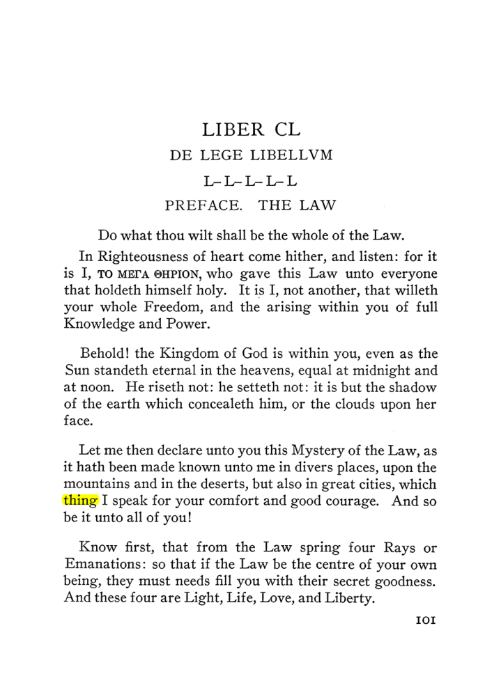 Original scan of The Equinox (Volume III, Number I), PDF page 107