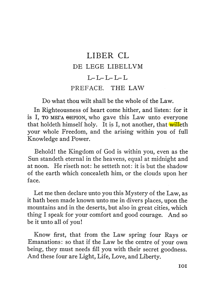 Original scan of The Equinox (Volume III, Number I), PDF page 107