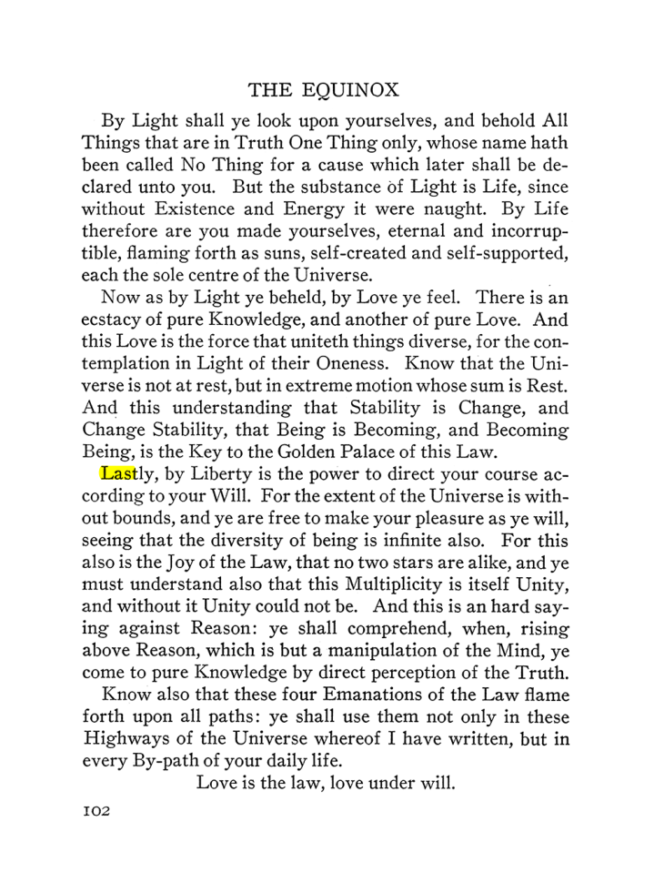 Original scan of The Equinox (Volume III, Number I), PDF page 108