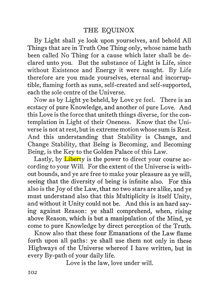 Original scan of The Equinox (Volume III, Number I), PDF page 108