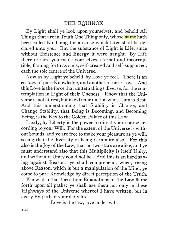 Original scan of The Equinox (Volume III, Number I), PDF page 108