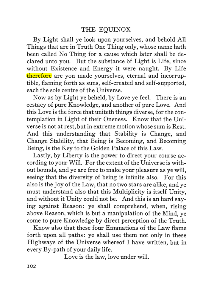 Original scan of The Equinox (Volume III, Number I), PDF page 108