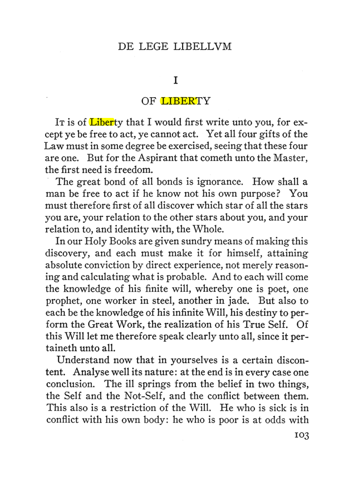 Original scan of The Equinox (Volume III, Number I), PDF page 109