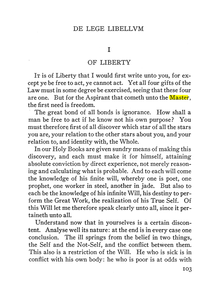 Original scan of The Equinox (Volume III, Number I), PDF page 109