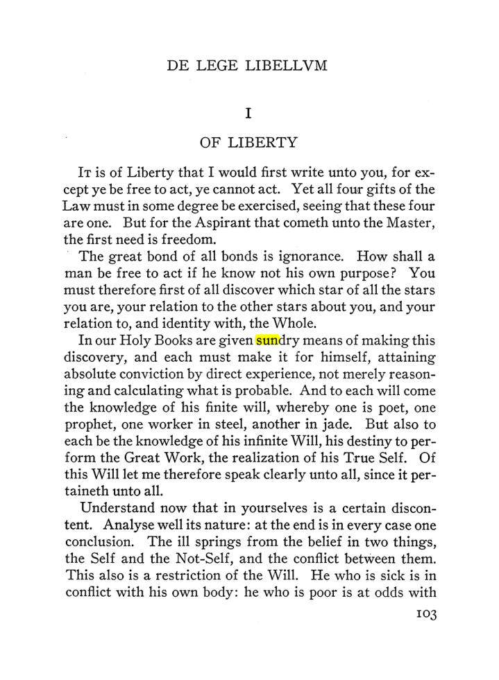 Original scan of The Equinox (Volume III, Number I), PDF page 109