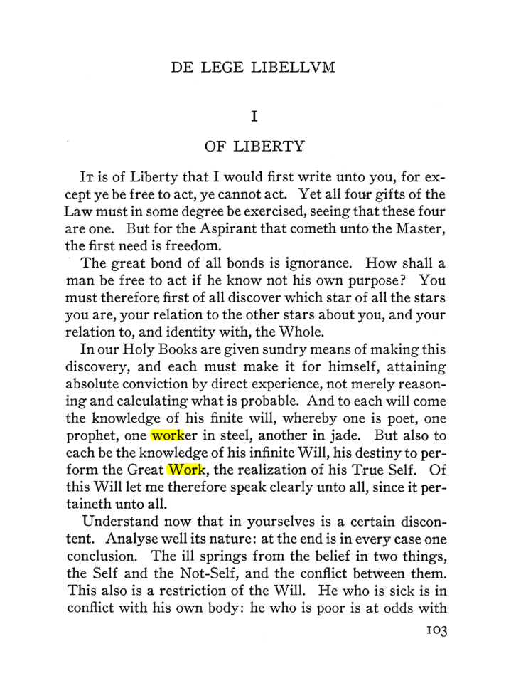 Original scan of The Equinox (Volume III, Number I), PDF page 109