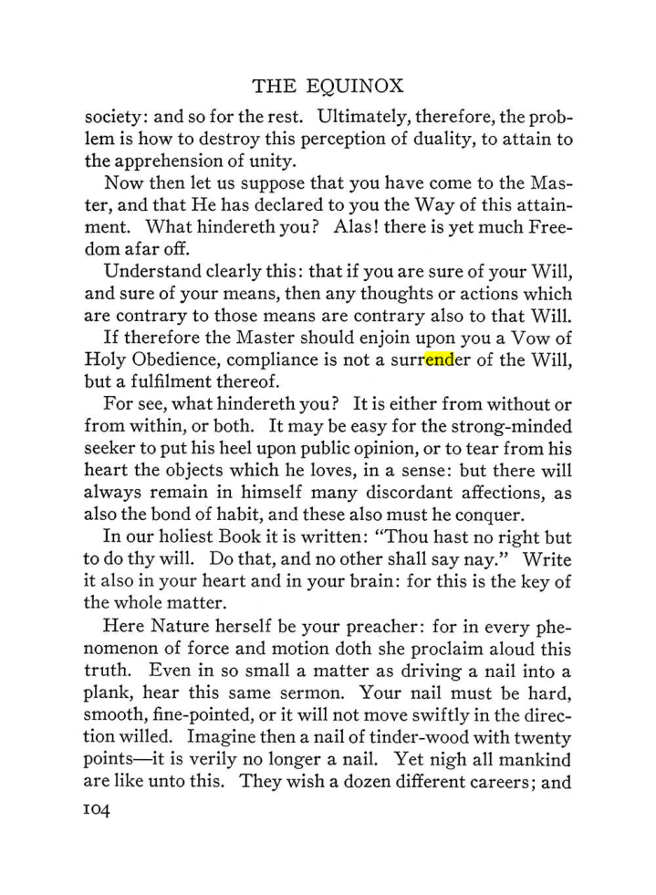 Original scan of The Equinox (Volume III, Number I), PDF page 110