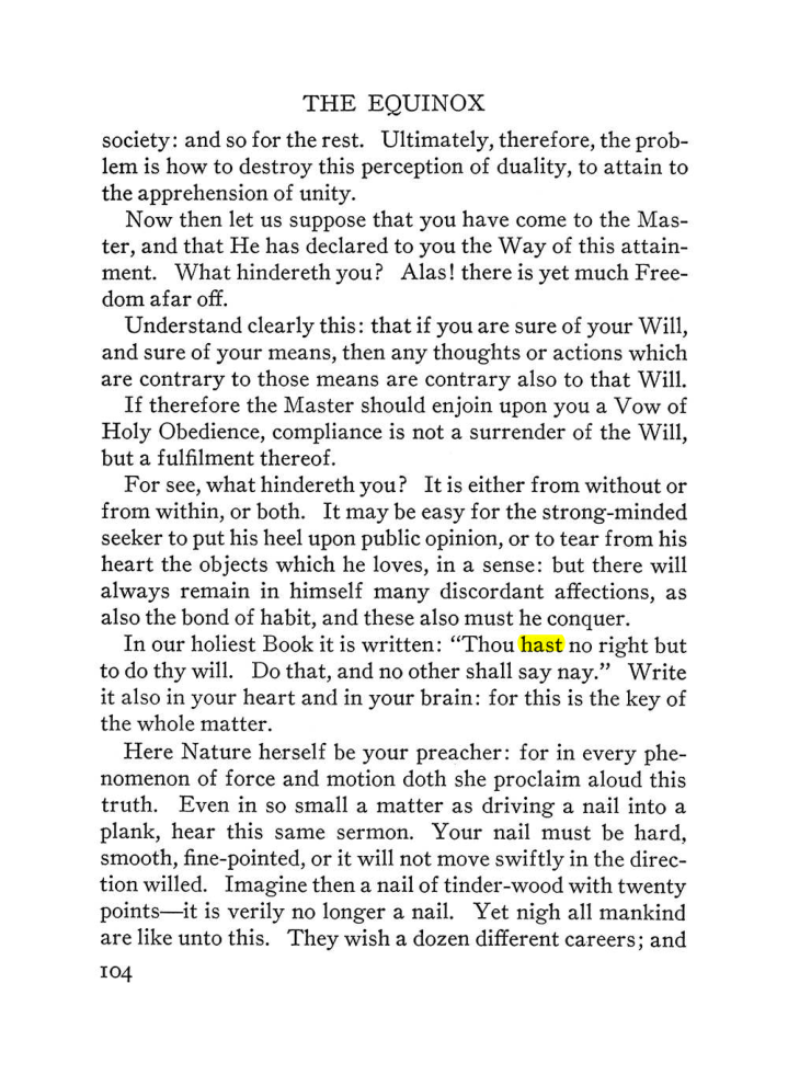 Original scan of The Equinox (Volume III, Number I), PDF page 110