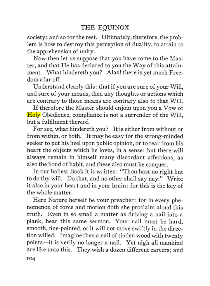 Original scan of The Equinox (Volume III, Number I), PDF page 110