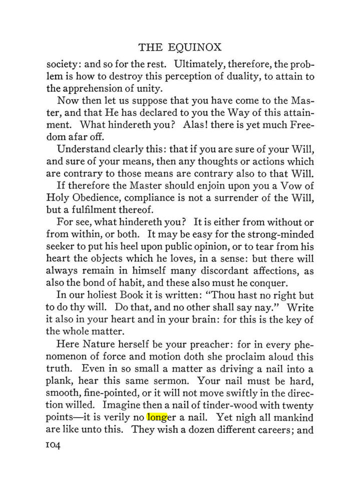 Original scan of The Equinox (Volume III, Number I), PDF page 110