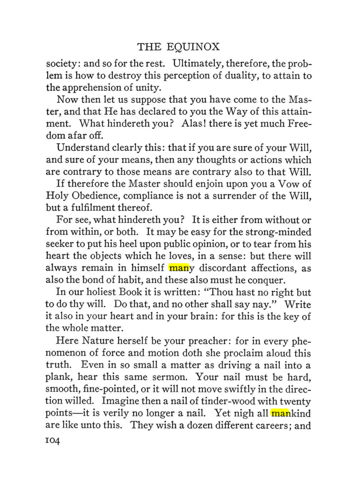 Original scan of The Equinox (Volume III, Number I), PDF page 110