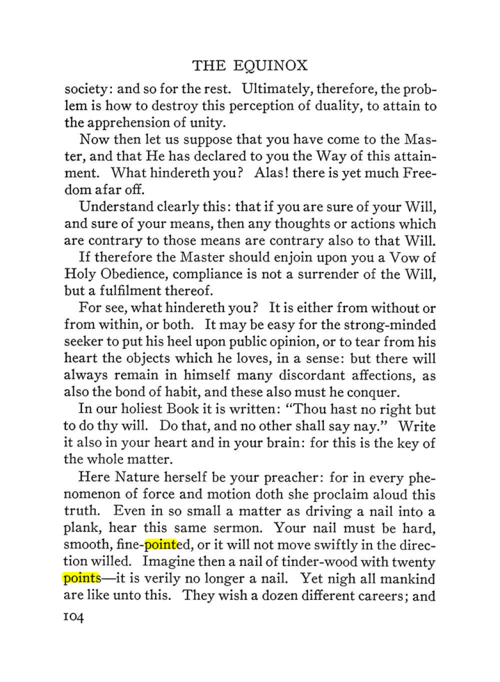 Original scan of The Equinox (Volume III, Number I), PDF page 110