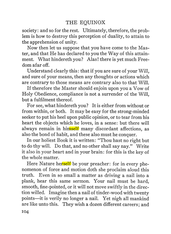 Original scan of The Equinox (Volume III, Number I), PDF page 110