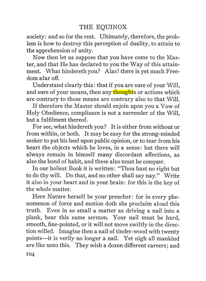 Original scan of The Equinox (Volume III, Number I), PDF page 110