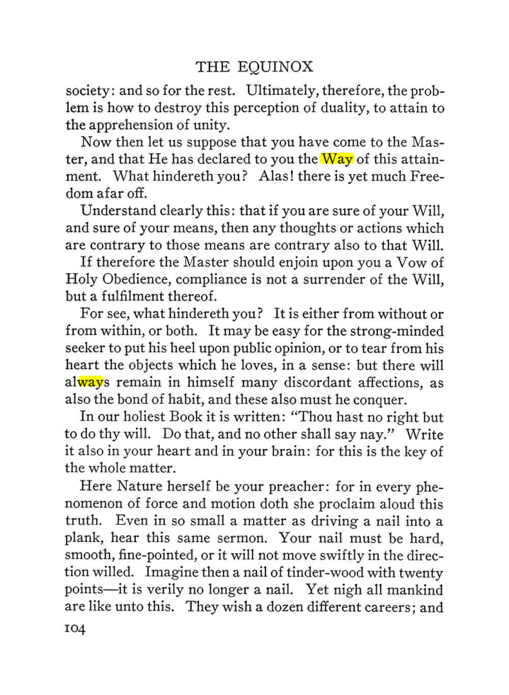 Original scan of The Equinox (Volume III, Number I), PDF page 110