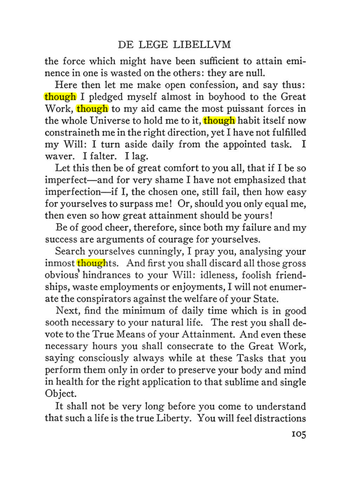 Original scan of The Equinox (Volume III, Number I), PDF page 111