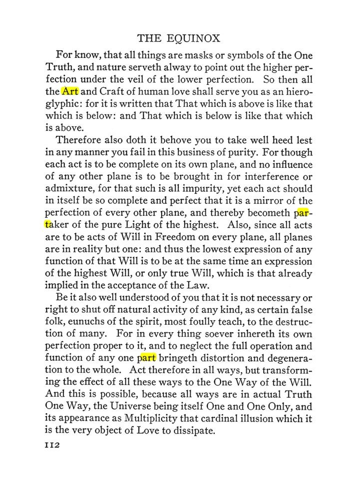 Original scan of The Equinox (Volume III, Number I), PDF page 118
