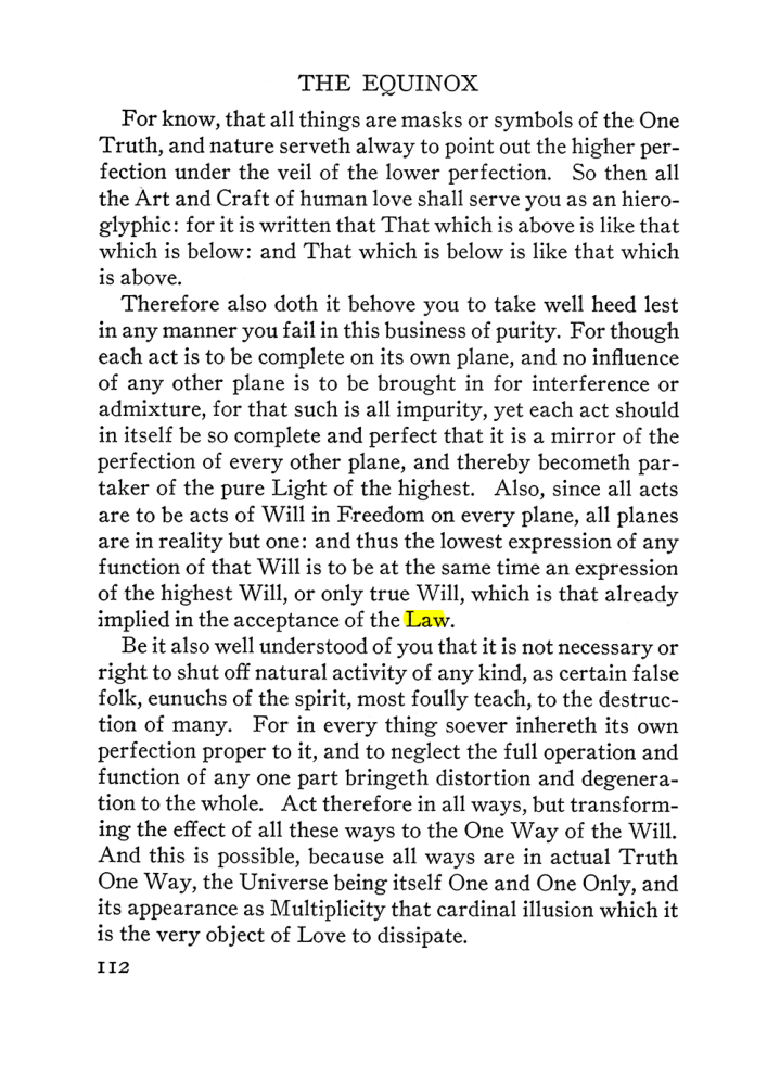 Original scan of The Equinox (Volume III, Number I), PDF page 118