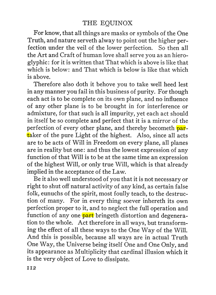 Original scan of The Equinox (Volume III, Number I), PDF page 118