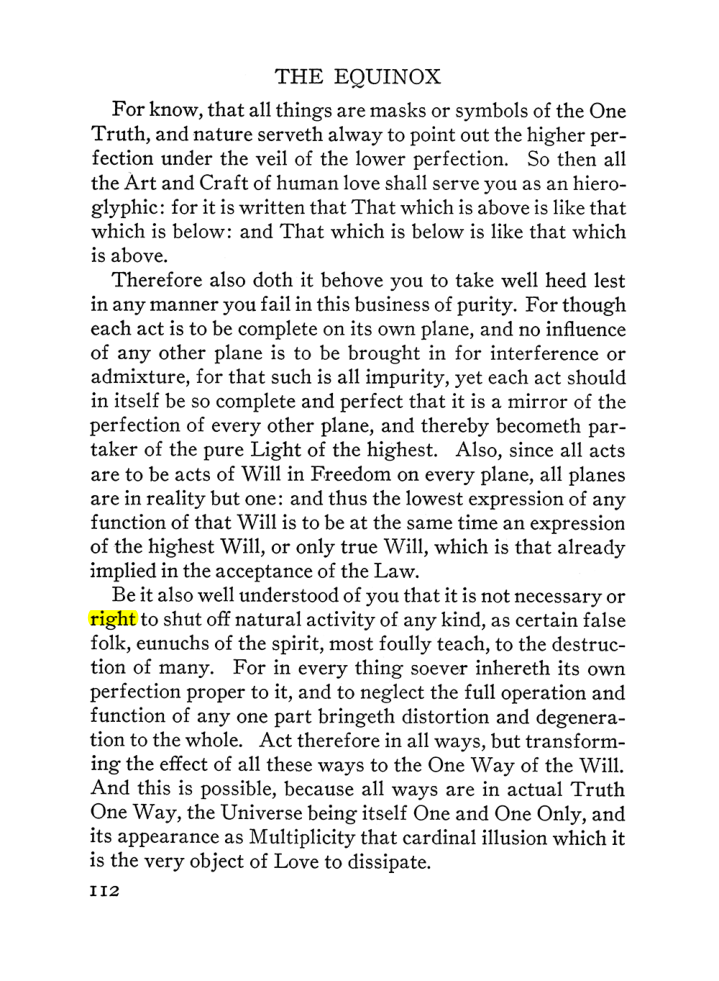 Original scan of The Equinox (Volume III, Number I), PDF page 118