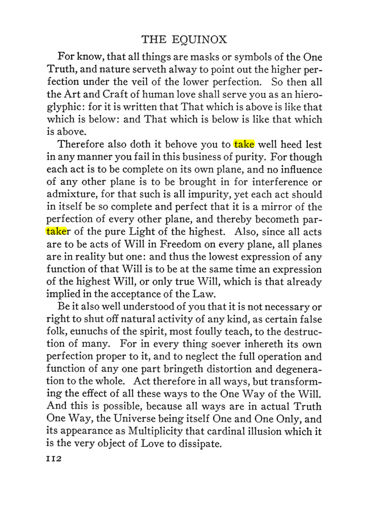 Original scan of The Equinox (Volume III, Number I), PDF page 118