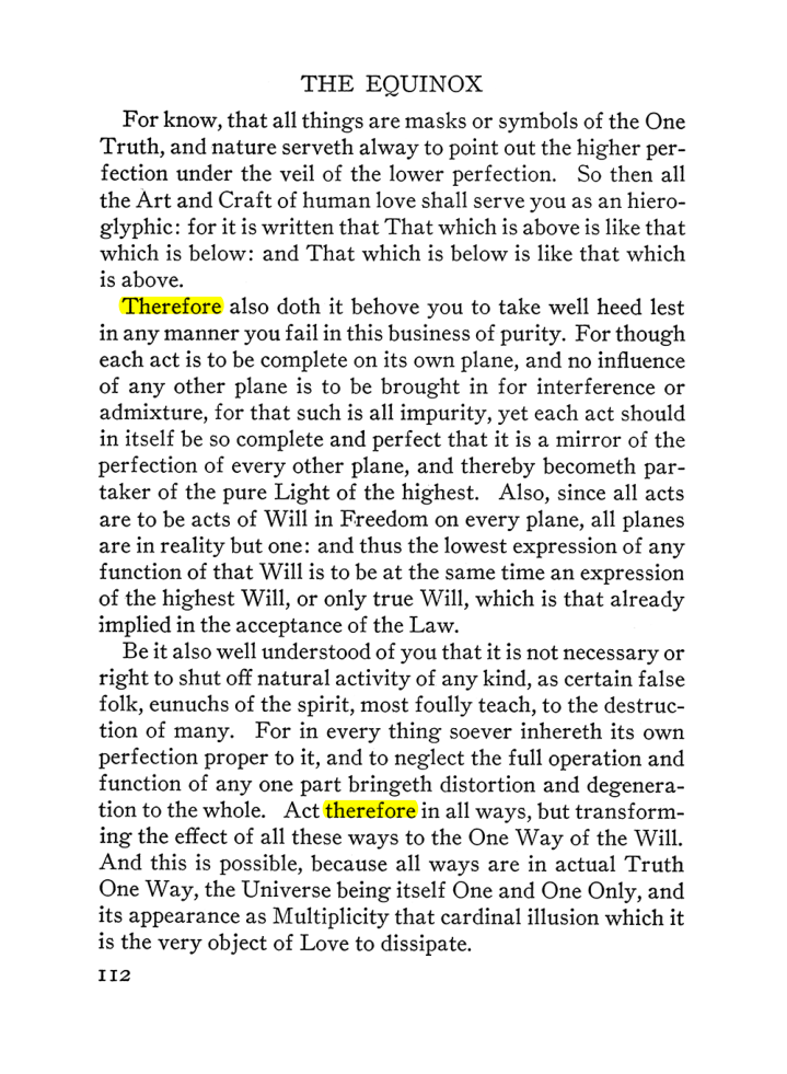 Original scan of The Equinox (Volume III, Number I), PDF page 118