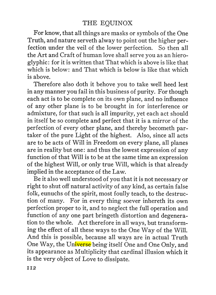 Original scan of The Equinox (Volume III, Number I), PDF page 118