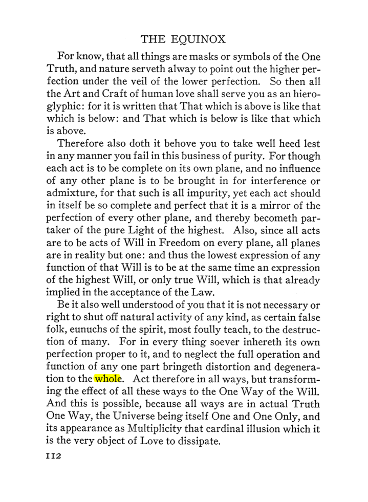 Original scan of The Equinox (Volume III, Number I), PDF page 118