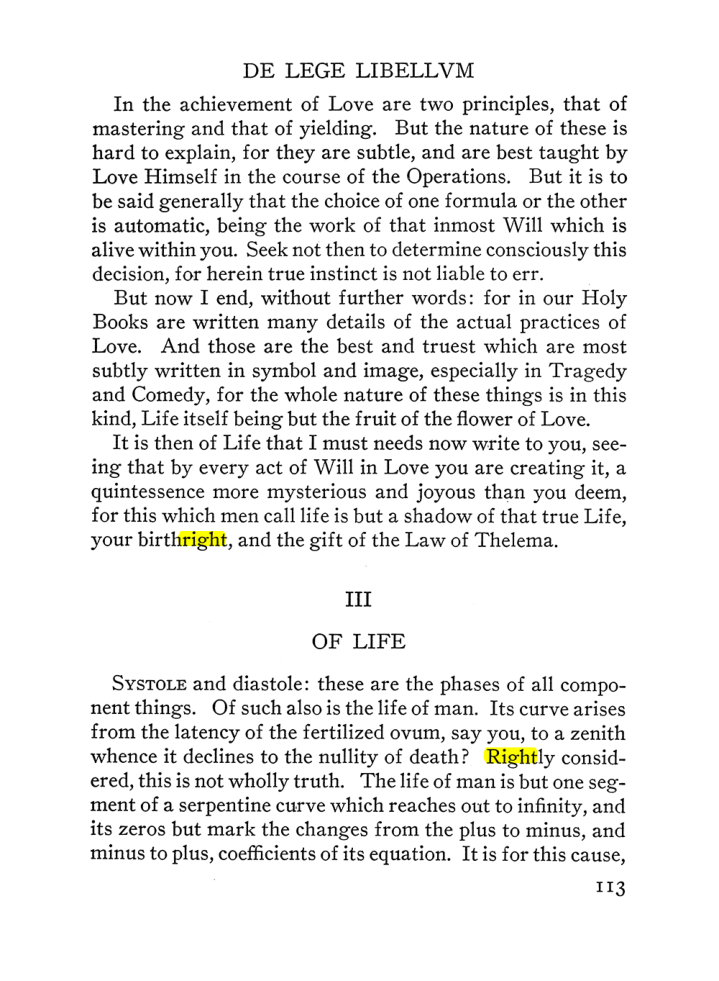 Original scan of The Equinox (Volume III, Number I), PDF page 119