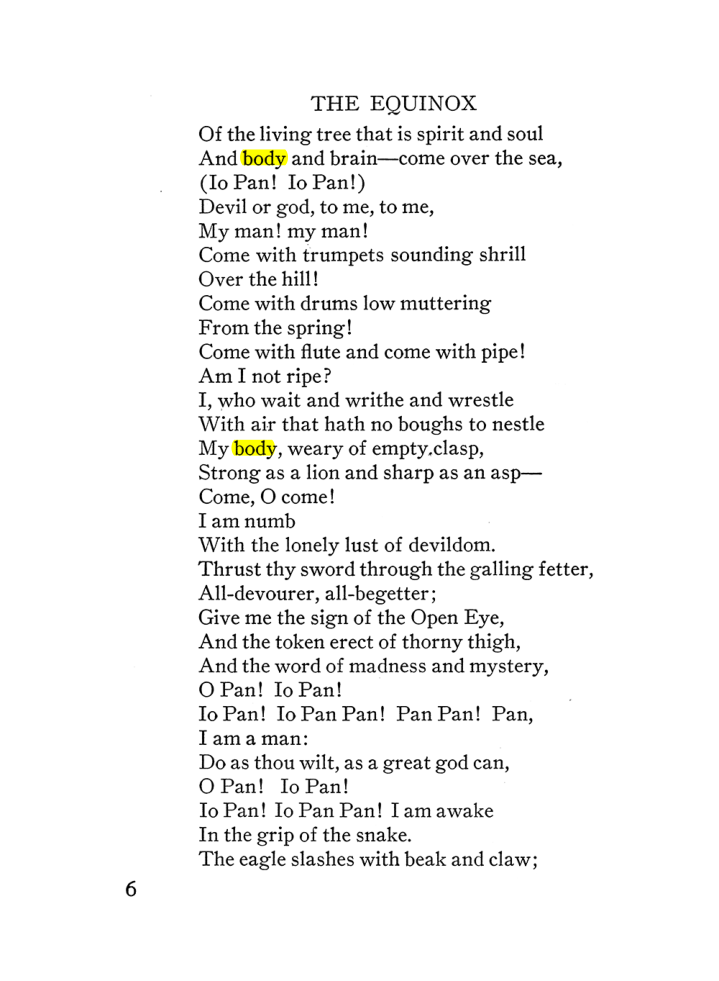Original scan of The Equinox (Volume III, Number I), PDF page 12