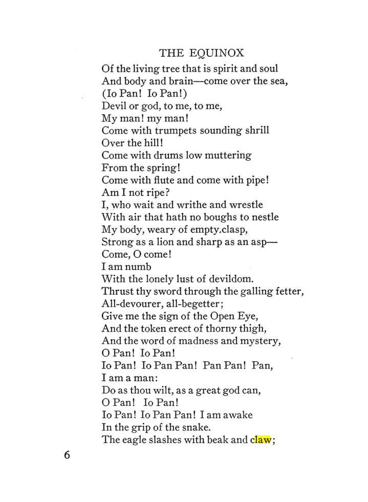 Original scan of The Equinox (Volume III, Number I), PDF page 12
