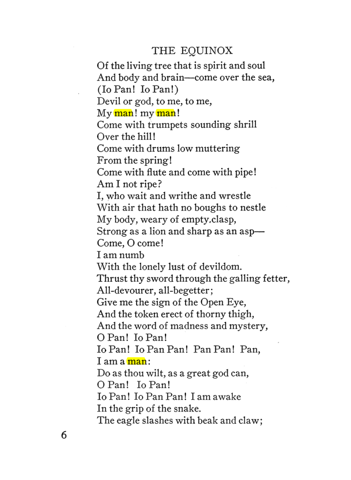 Original scan of The Equinox (Volume III, Number I), PDF page 12