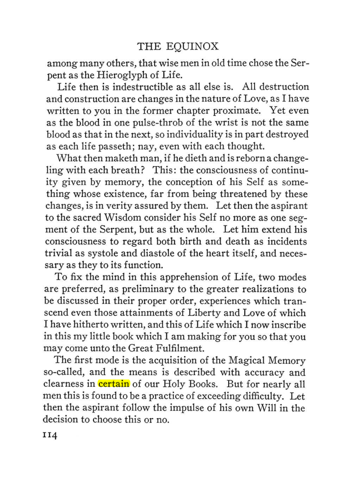 Original scan of The Equinox (Volume III, Number I), PDF page 120