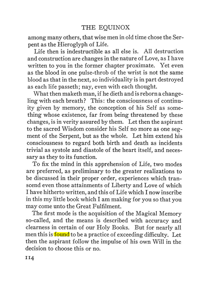 Original scan of The Equinox (Volume III, Number I), PDF page 120