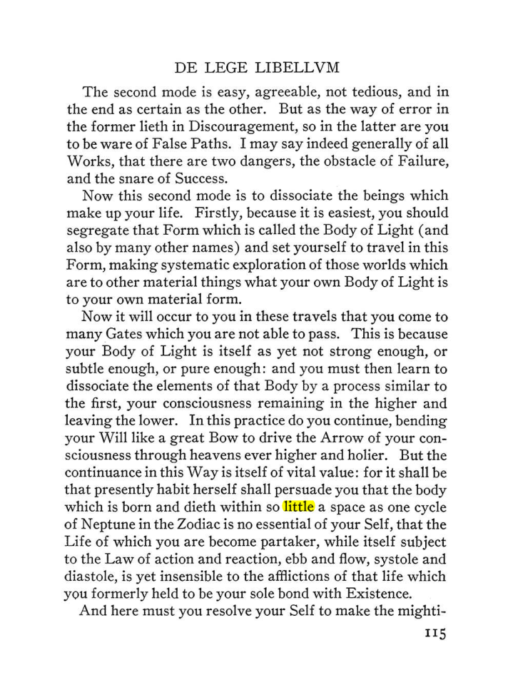 Original scan of The Equinox (Volume III, Number I), PDF page 121