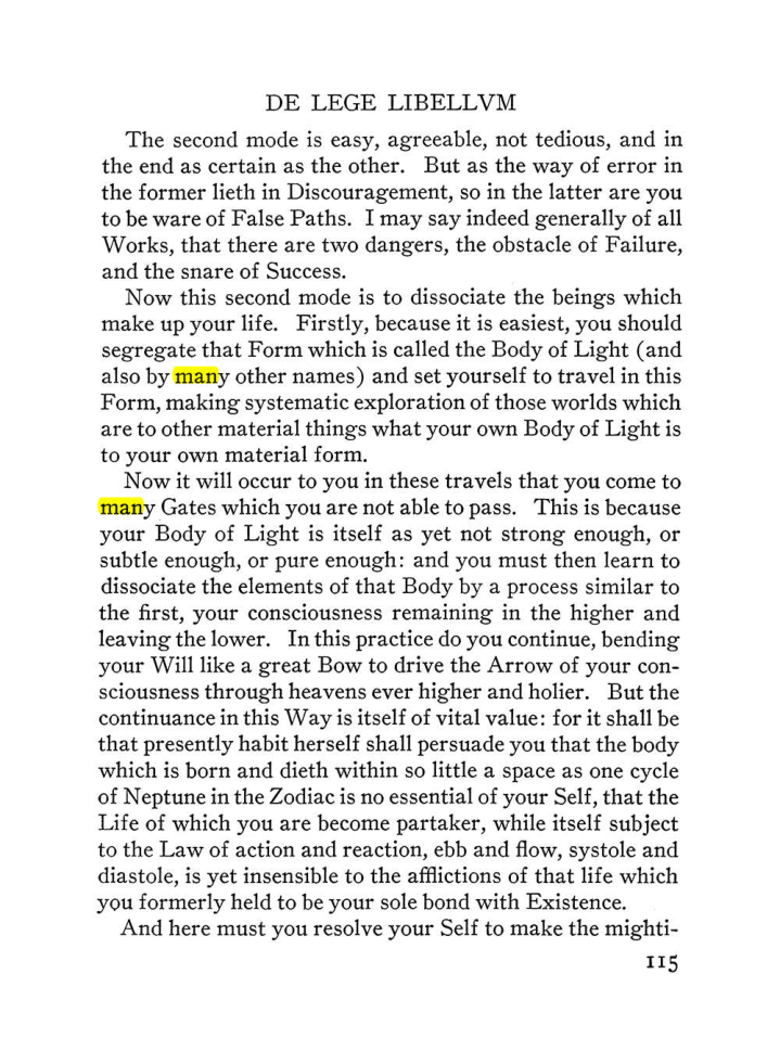 Original scan of The Equinox (Volume III, Number I), PDF page 121
