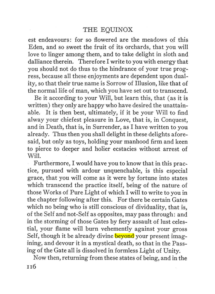Original scan of The Equinox (Volume III, Number I), PDF page 122