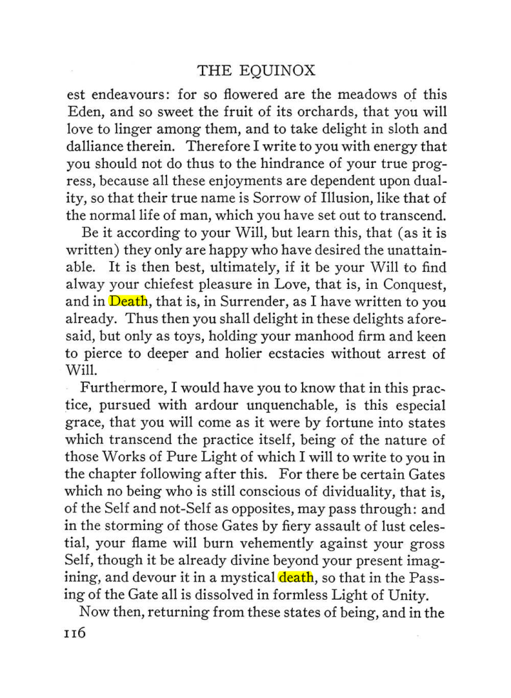 Original scan of The Equinox (Volume III, Number I), PDF page 122
