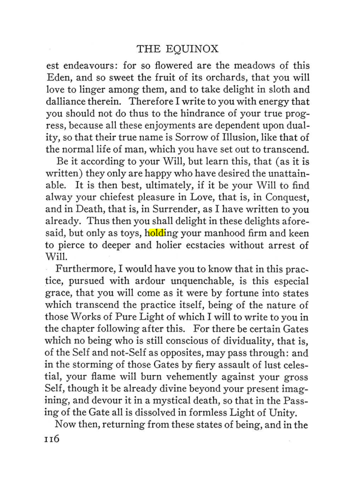Original scan of The Equinox (Volume III, Number I), PDF page 122