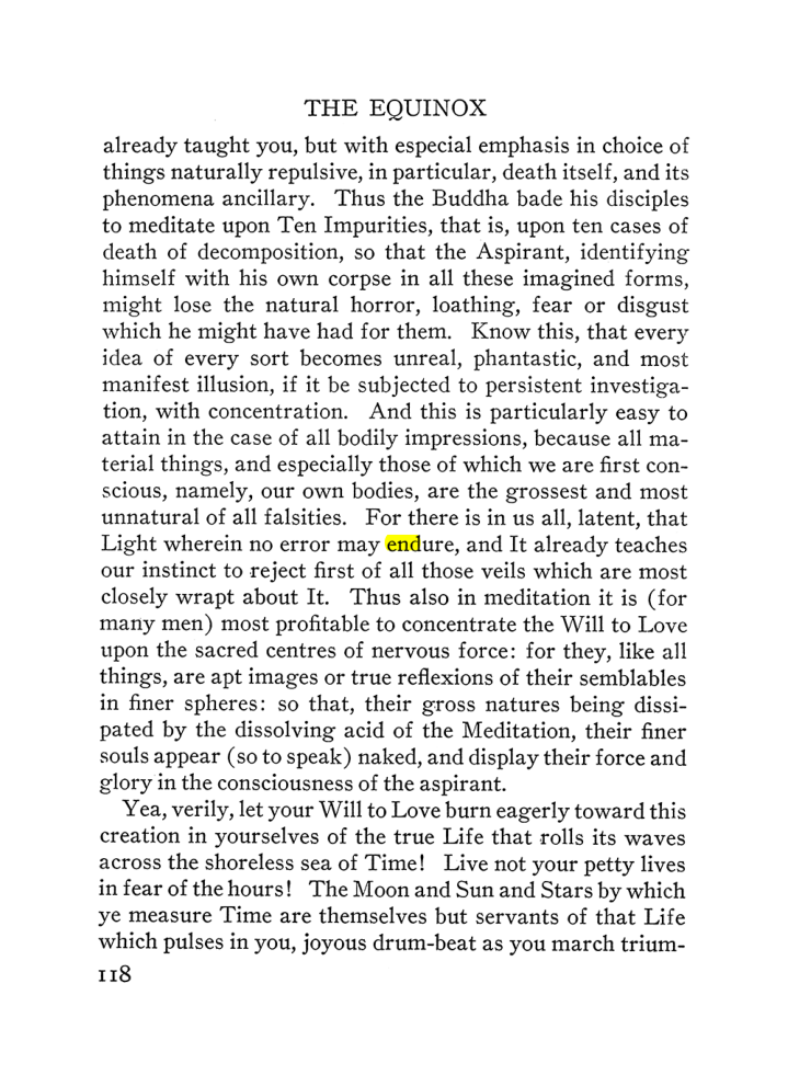 Original scan of The Equinox (Volume III, Number I), PDF page 124