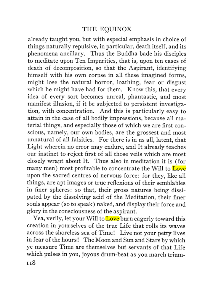 Original scan of The Equinox (Volume III, Number I), PDF page 124