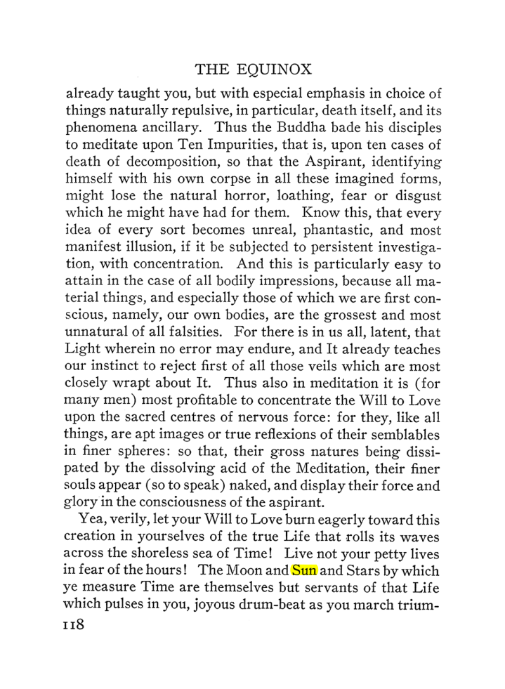 Original scan of The Equinox (Volume III, Number I), PDF page 124